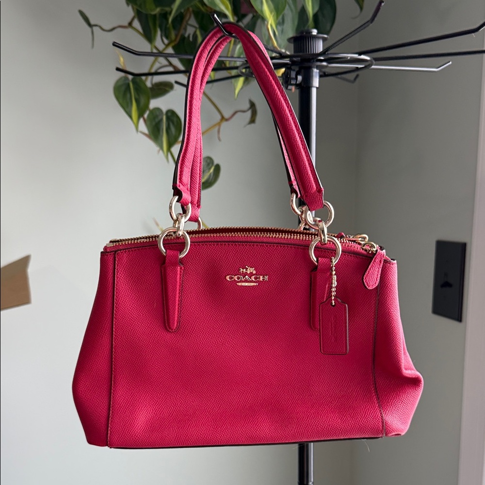 Coach Red Satchel Bag